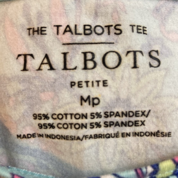 Colorful Talbots tee - Picture 3 of 4